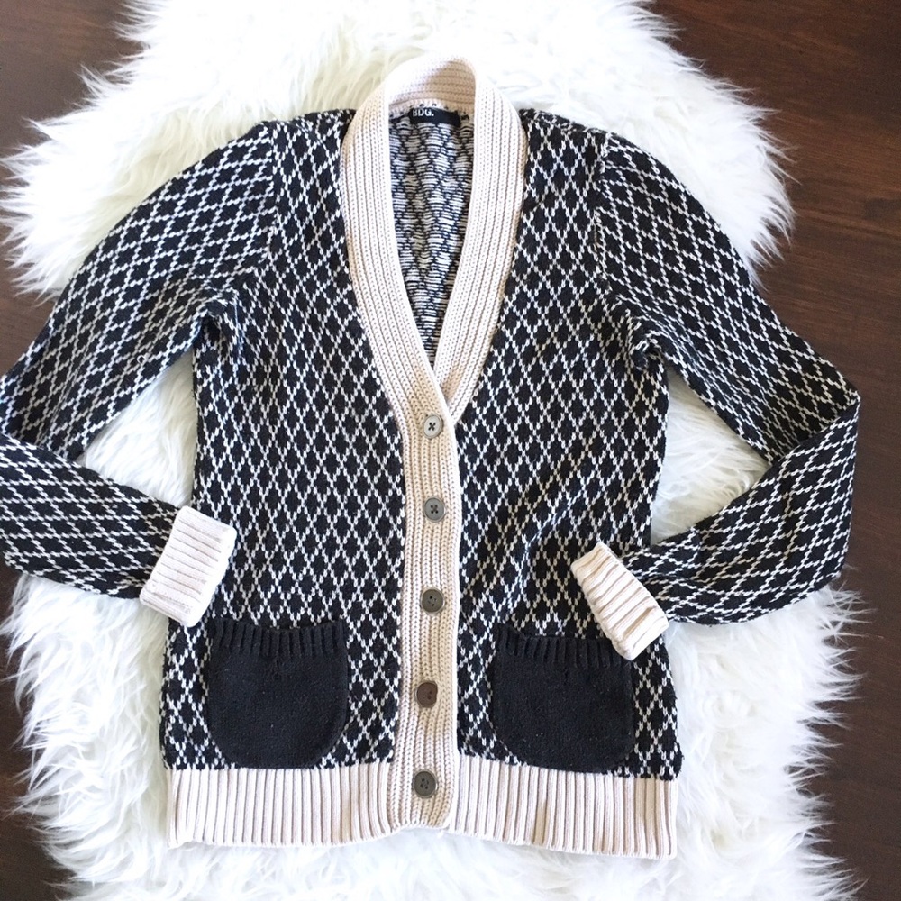 BDG black&white cardigan